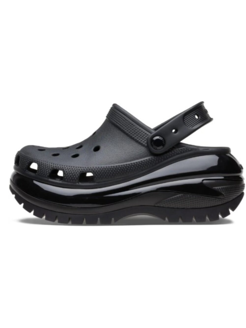 Crocs Womens Unisex MEGA CRUSH Clogs Black M6 / W8 / MM250 - Picture 7 of 11